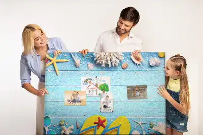 Seaside Themed Cork Memo Board