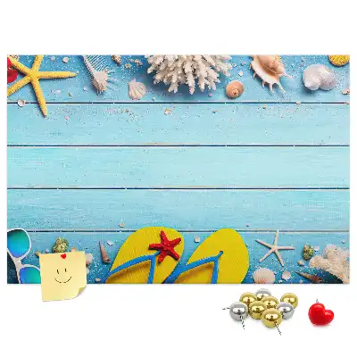 Seaside Themed Cork Memo Board