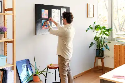 Smoke cork memo board