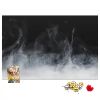 Smoke cork memo board