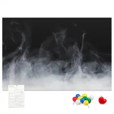 Smoke cork memo board