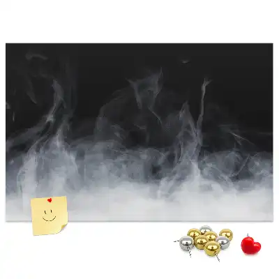 Cork memo board Smoke