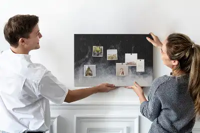 Cork memo board Smoke