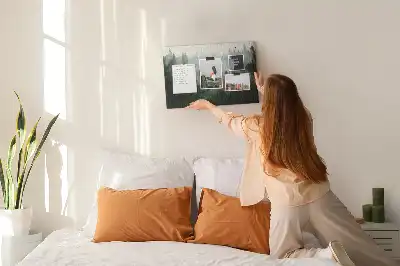 Printed Cork Memo Board Misty forest
