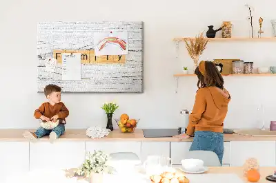 Family Printed Cork Board