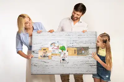 Family Printed Cork Board