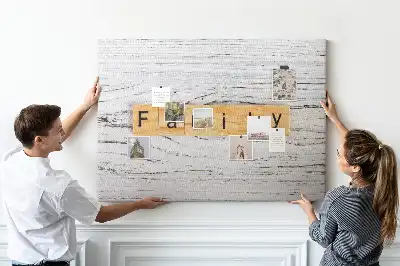 Family Printed Cork Board