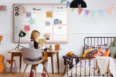Printed Cork Board Notebook planner