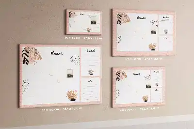 Printed Cork Board Notebook planner