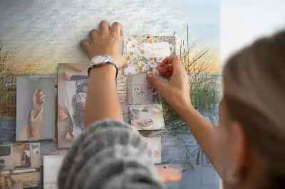 Sunset on the Beach Printed Cork Memo Board