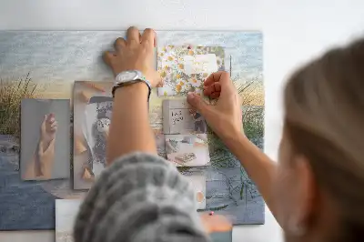 Sunset on the Beach Printed Cork Memo Board