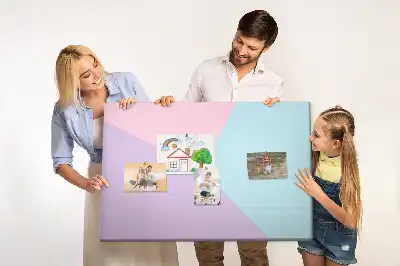 Pastel Pattern Cork Memo Board