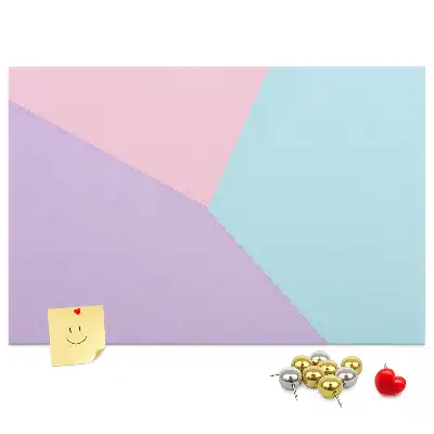 Pastel Pattern Cork Memo Board