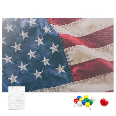 Printed Cork Board American flag