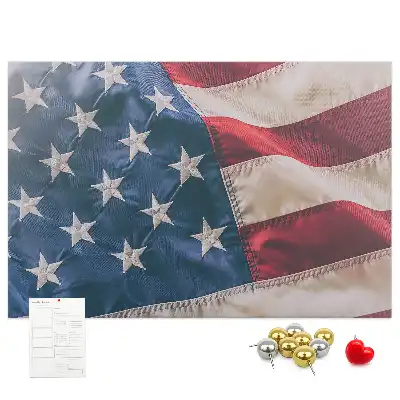 Printed Cork Board American flag