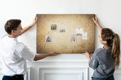 Old World Map Printed Cork Board