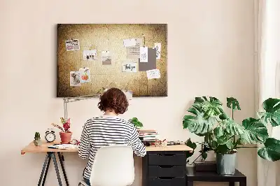 Old World Map Printed Cork Board