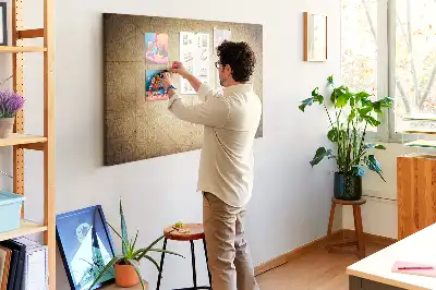Old World Map Printed Cork Board