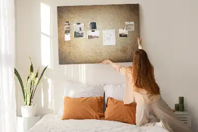 Old World Map Printed Cork Board