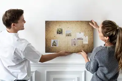 Old World Map Printed Cork Board