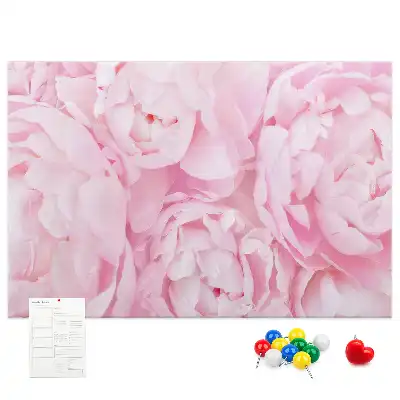 Blooming Flowers Printed Cork Memo Board
