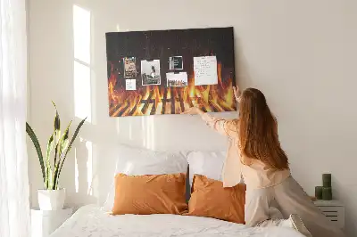 Cork Memo Board Barbecue Design