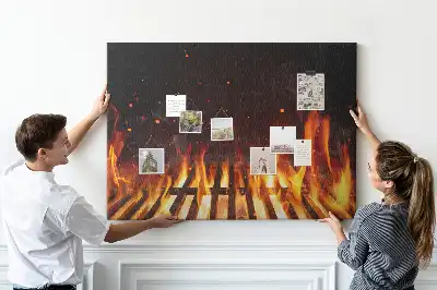 Cork Memo Board Barbecue Design