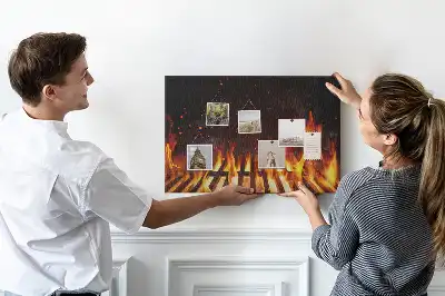 Cork memo board Barbecue