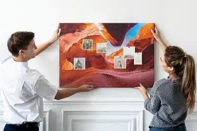 Canyon Printed Cork Board