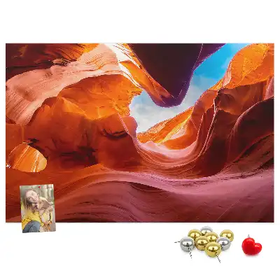 Canyon Printed Cork Board