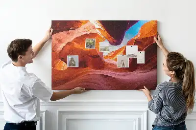 Canyon Printed Cork Board