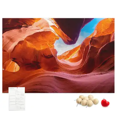 Canyon Printed Cork Board