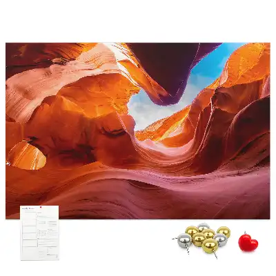 Canyon Printed Cork Board