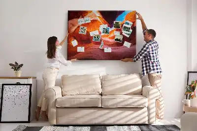 Canyon Printed Cork Board