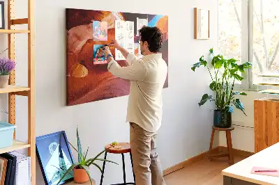 Canyon Printed Cork Board