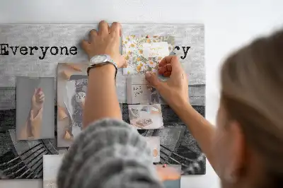 Printed Cork Memo Board Everyone has a story