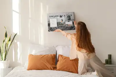 Printed Cork Memo Board Everyone has a story