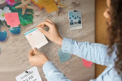 Printed Cork Memo Board Exotic summer