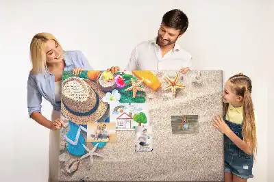 Printed Cork Memo Board Exotic summer