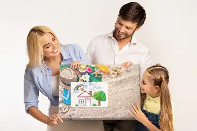Printed Cork Memo Board Exotic summer