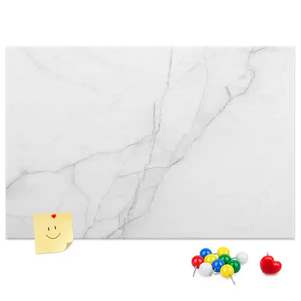 Decorative marble cork memo board