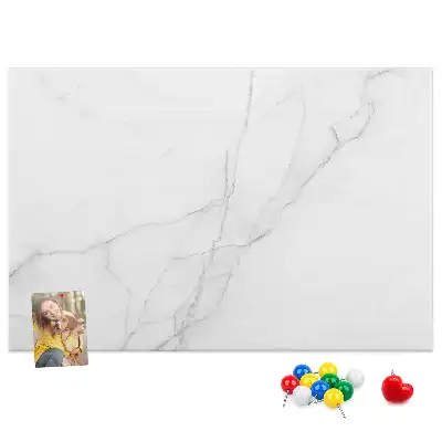 Cork memo board Decorative marble