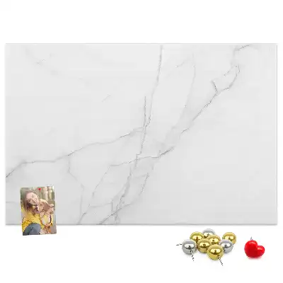 Decorative marble cork memo board