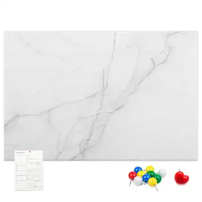Decorative marble cork memo board