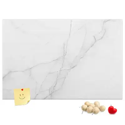 Decorative marble cork memo board