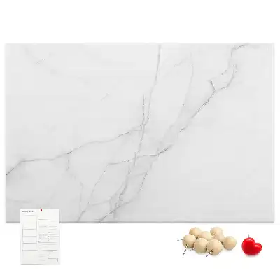 Cork memo board Decorative marble