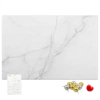Decorative marble cork memo board