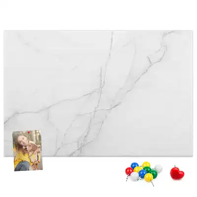 Cork memo board Decorative marble