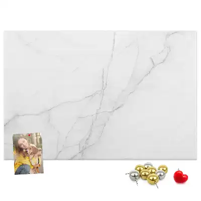 Decorative marble cork memo board