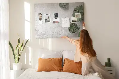 Printed Cork Board with Decorative Plants